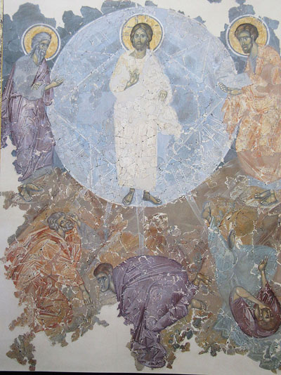 Фреска «Преображение» из церкви Спаса на Ковалеве